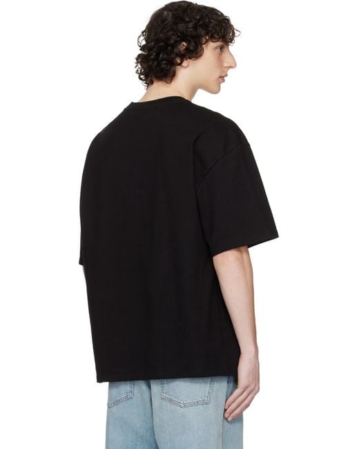 Amiri Black Ma Logo Skater T-Shirt for men