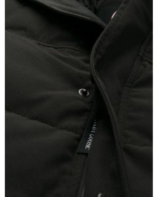 Canada Goose Black Macmillan Quilted Hooded Parka for men