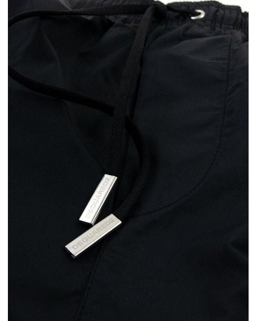 DSquared² Blue Icon Logo Swim Shorts for men