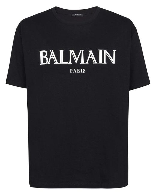 Men's Black Draped T-Shirt