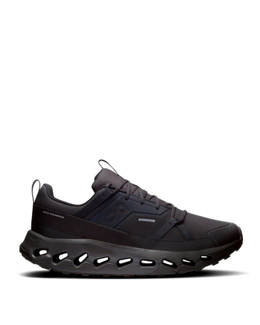 On Shoes Black Cloudhorizon Waterproof Trainers for men