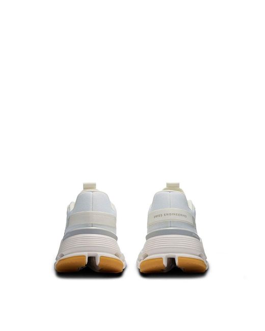 On Shoes White Cloudnova Form 2 Trainers for men