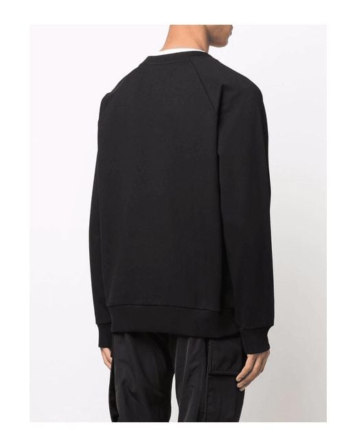 Balmain Black Textured Oversize Sweatshirt for men