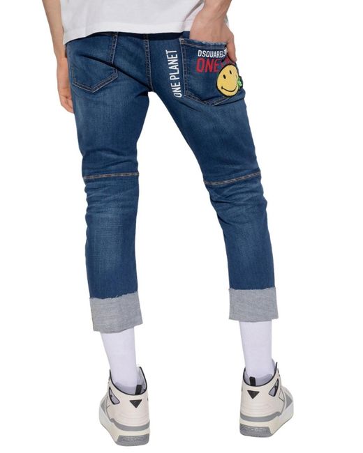 DSquared² Blue Sailor Style Jeans for men