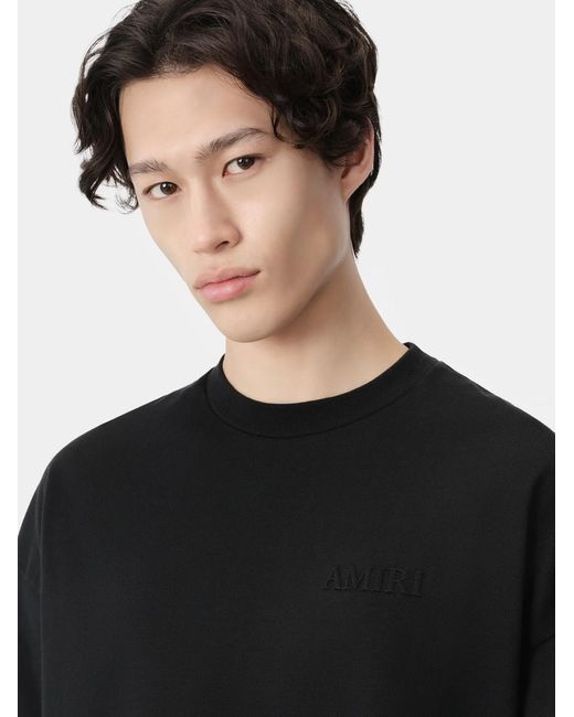 Amiri Black Oversized T-Shirt for men