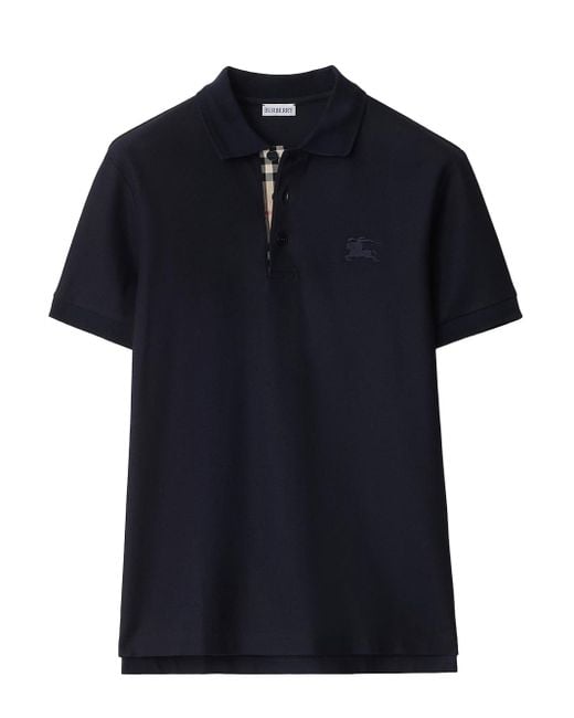 Burberry Black Eddie Ekd Polo Shirt for men