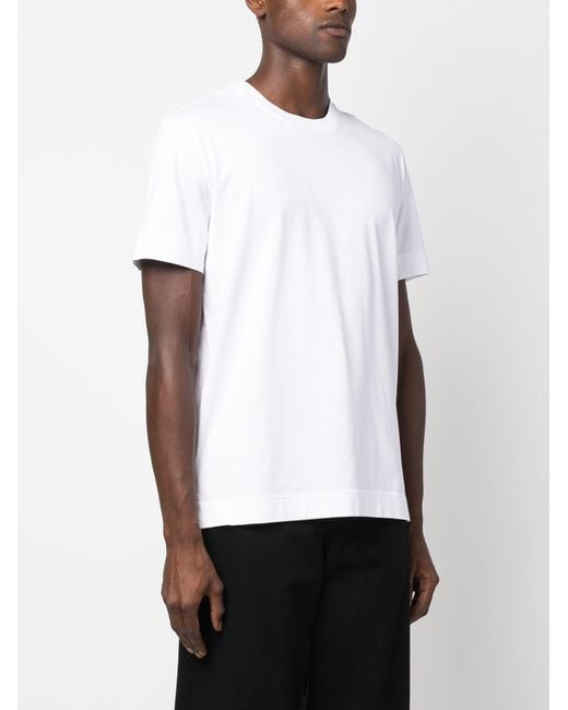 Givenchy White 4G Logo Cotton T-Shirt for men