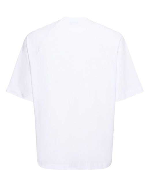Jacquemus White T-Shirt 'Typo' for men