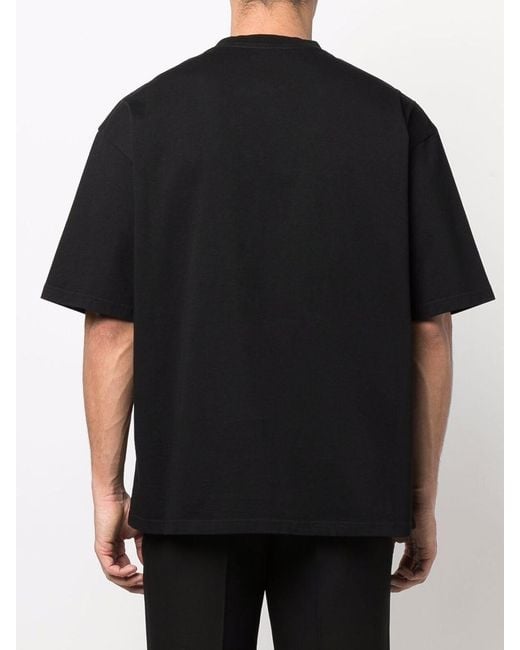 Balenciaga Black Paris Medium T-shirt for men
