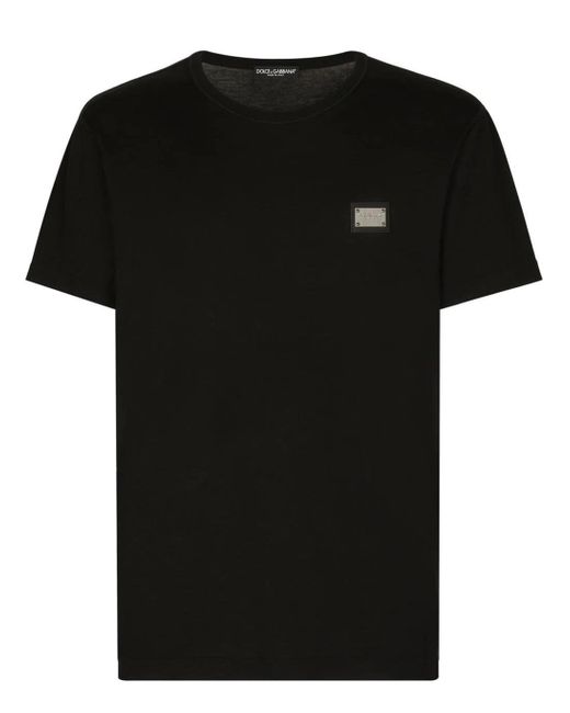 Dolce & Gabbana Black T-Shirts for men