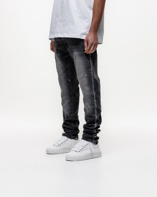 Magrit Gray Ombre Slim Jeans for men