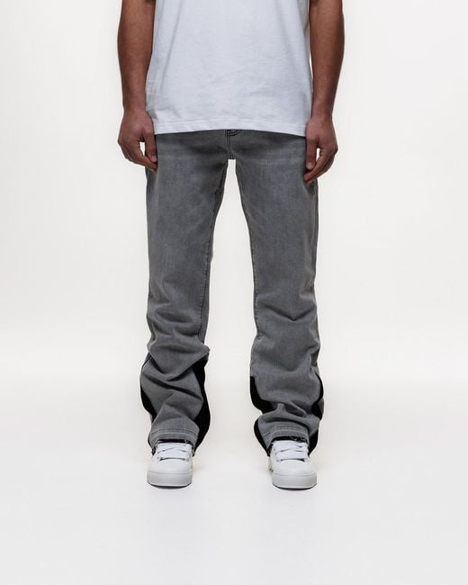 Magrit Gray Pierre Flared Jeans for men