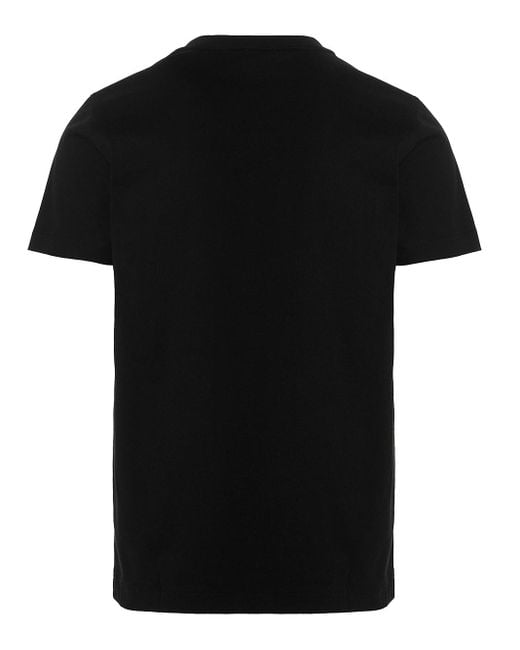 Burberry Black Parker Tb Circle Logo T-Shirt for men