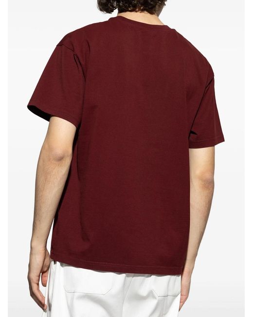 Givenchy Red Logo Patch T-Shirt for men