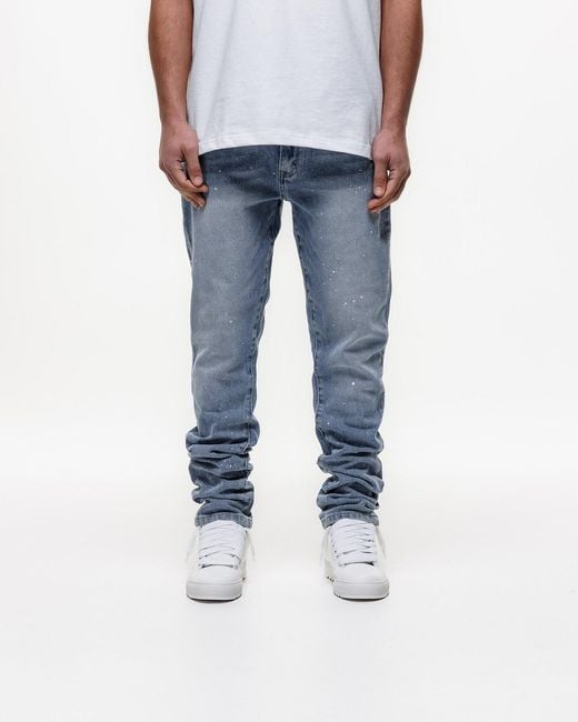 Magrit Blue Marine Slim Jeans for men