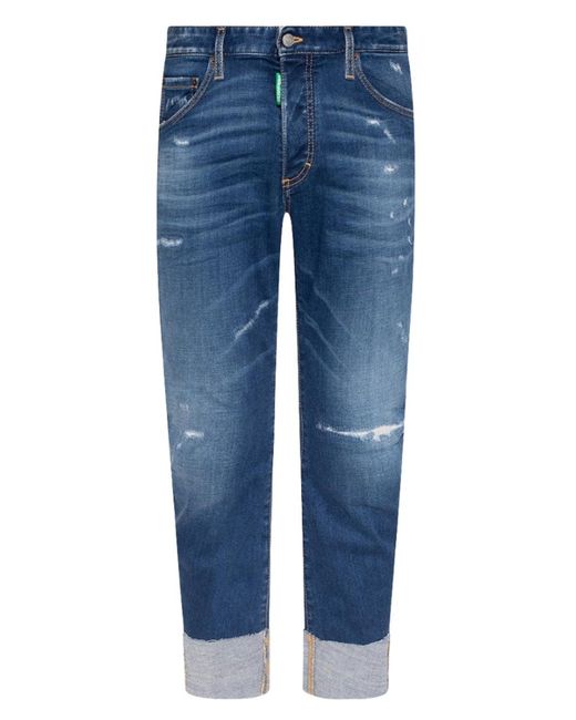 DSquared² Blue Sailor Style Jeans for men
