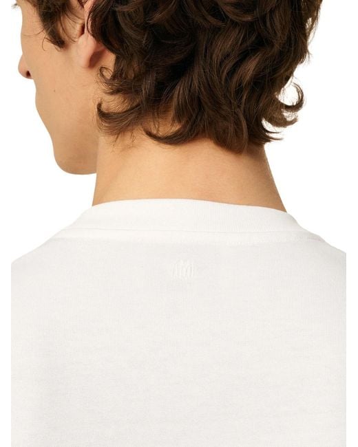 AMI White De Coeur T-Shirt for men