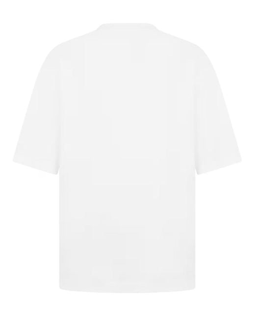 DSquared² White Icon New Generation Loose Fit T-Shirt for men