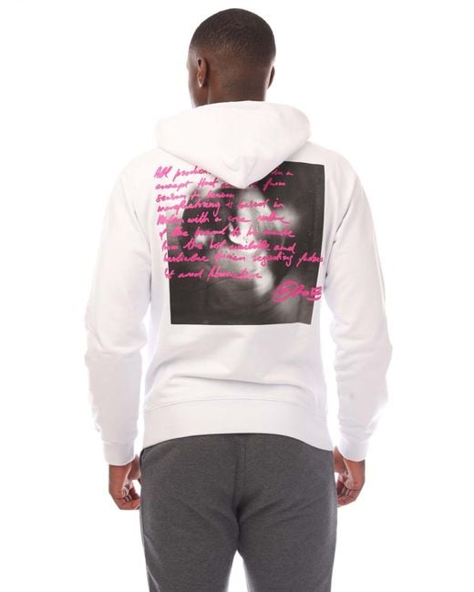 Off-White c/o Virgil Abloh Gray Tornado Type Slim Hoodie for men