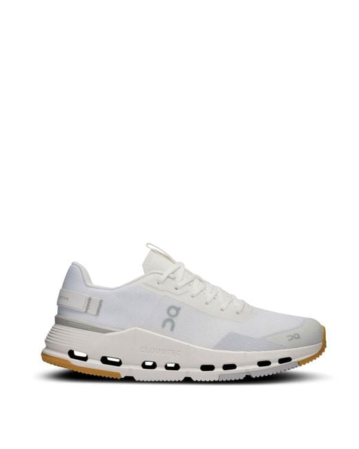 On Shoes White Cloudnova Form 2 Trainers for men