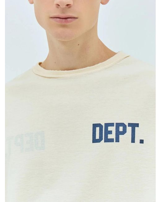 GALLERY DEPT. White Student Coach Reversible T-Shirt for men