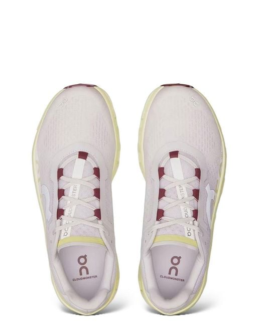 On Shoes White Cloudmonsters Trainers for men