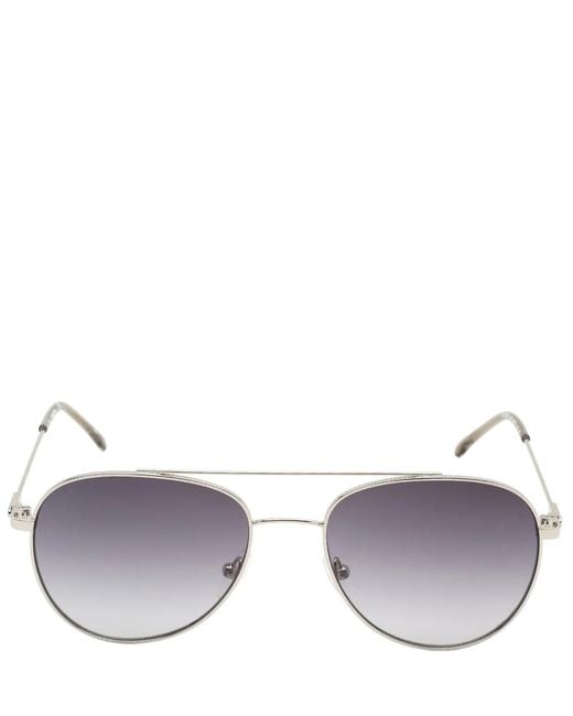 Calvin Klein Metallic Aviator Sunglasses for men