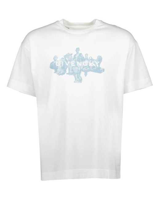 Givenchy White Reverse Hubert Objects Oversized T-Shirt for men