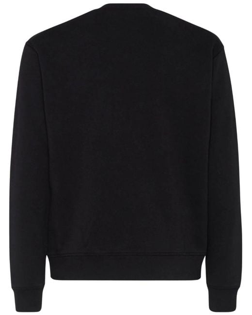 DSquared² Black Milano Logo Sweatshirt for men