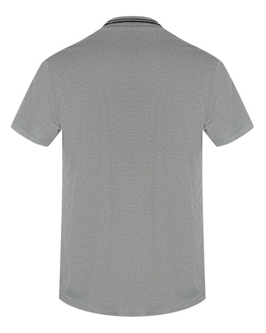 Love Moschino Gray Box Logo Polo Shirt for men