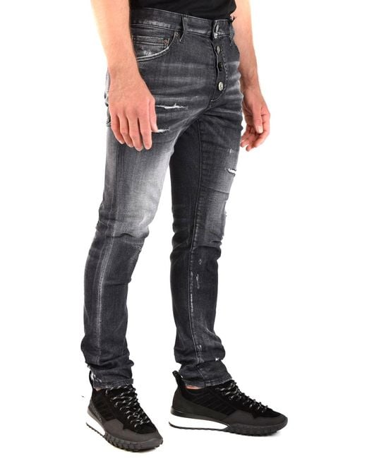 DSquared² Gray Faded Effect Cool Guy Jeans for men