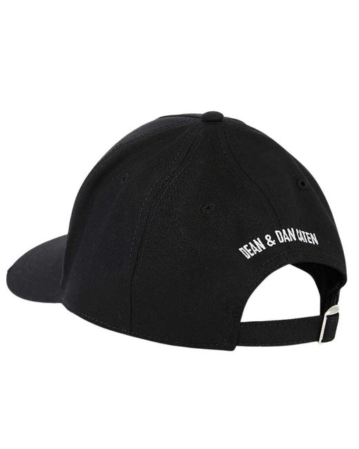 DSquared² Bcm0533 05c00001 M063 Black Cap for men