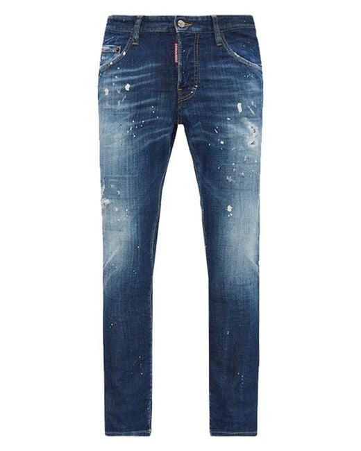 DSquared² Blue Slim Stretch Denim Pant for men