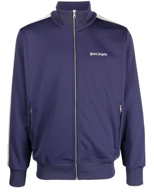Palm Angels Blue Classic Track Jacket for men