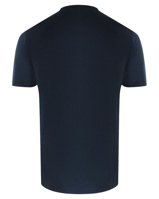 Love Moschino Blue Block Logo T-Shirt for men