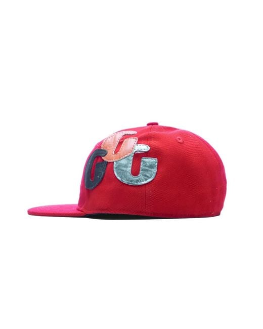GALLERY DEPT. Red Atk G Patch Fitted Cap for men