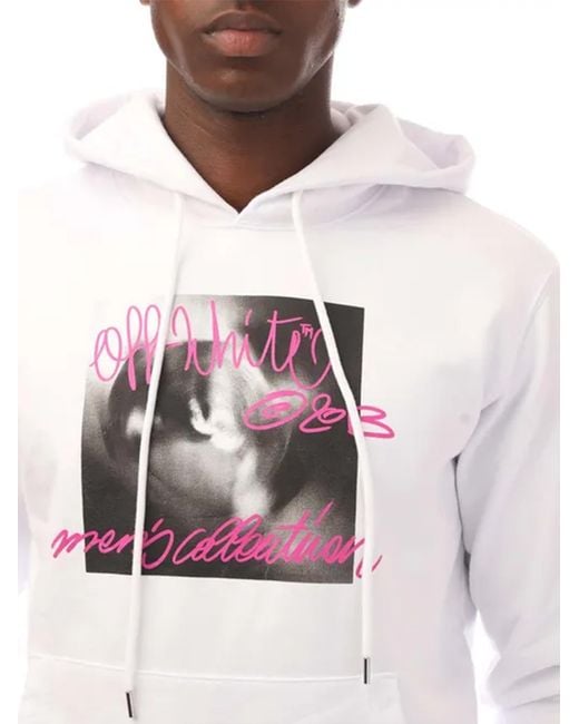 Off-White c/o Virgil Abloh Gray Tornado Type Slim Hoodie for men