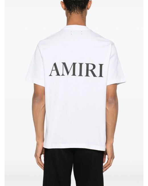 Amiri White Printed T-Shirt for men