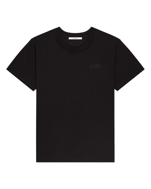 Givenchy Black Logo Patch T-Shirt for men