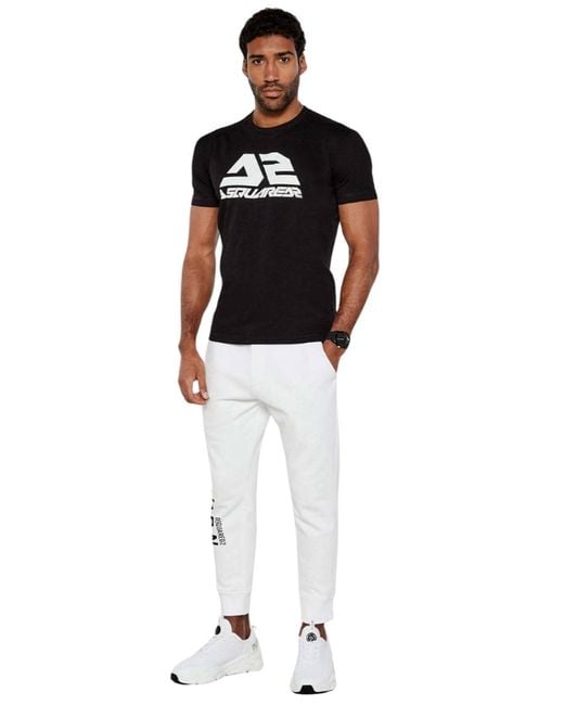 DSquared² Black Bold Logo Cool Fit T-Shirt for men