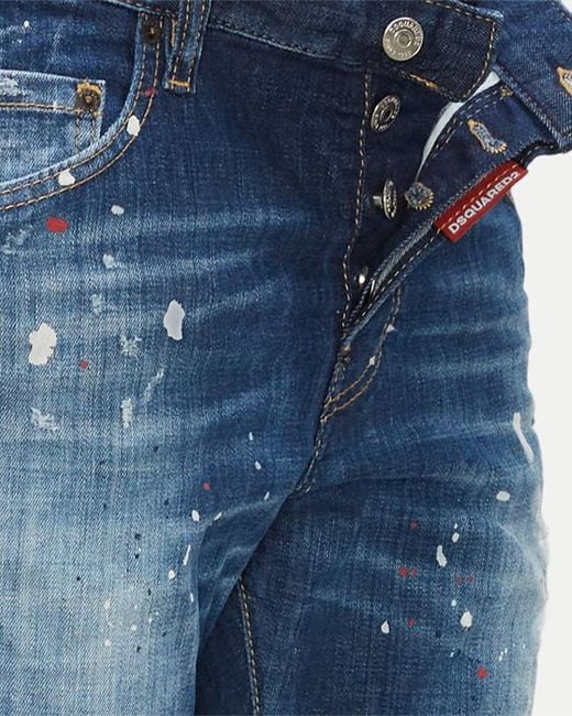 DSquared² Blue Slim Stretch Denim Pant for men