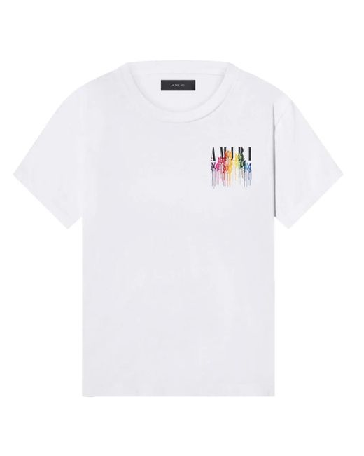Amiri M.A Drip Collage Logo T-Shirt in White for Men | Lyst