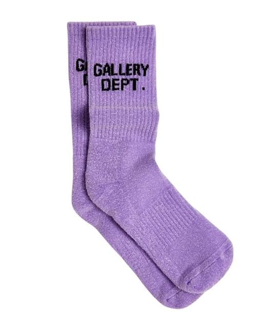 GALLERY DEPT. Purple Clean Socks for men
