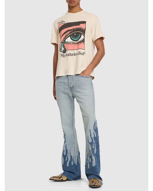 GALLERY DEPT. Gray Dead Batteries T-Shirt for men