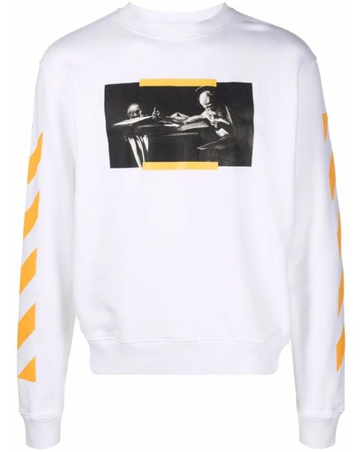 Off White c o Virgil Abloh Off Caravaggio Painting Sweatshirt in White for Men Lyst