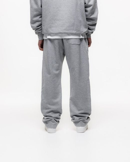 Magrit Gray Core Puff Printed Joggers for men