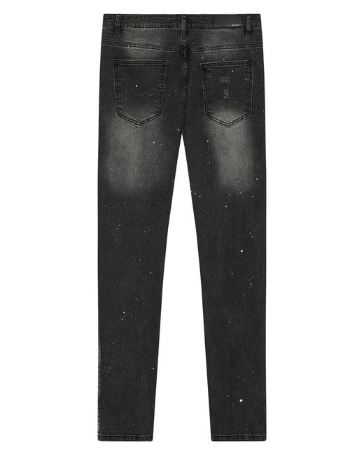 Magrit Gray Ombre Slim Jeans for men