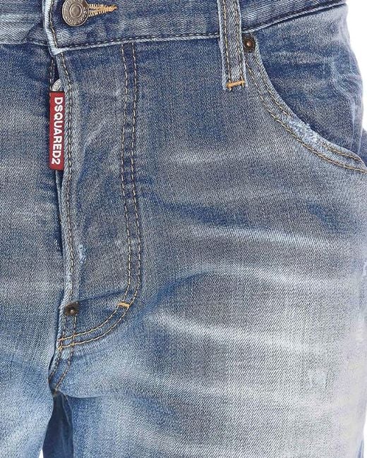 DSquared² Blue Light Clean Wash Cool Guy Jeans for men