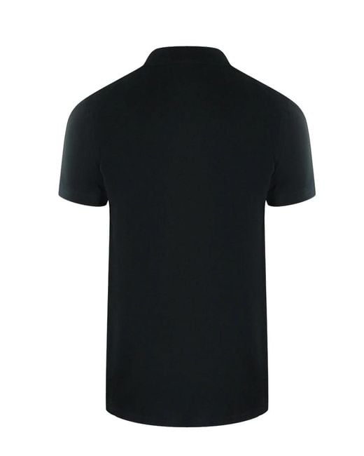Love Moschino Black Heart Logo Polo Shirt for men