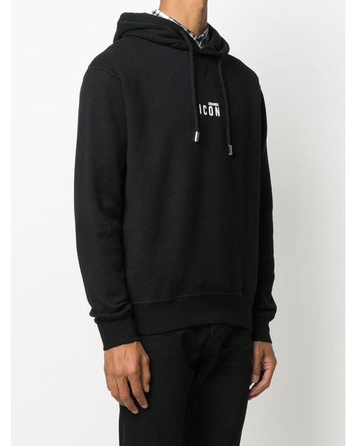 DSquared² Blue Mini Icon Hoodie for men